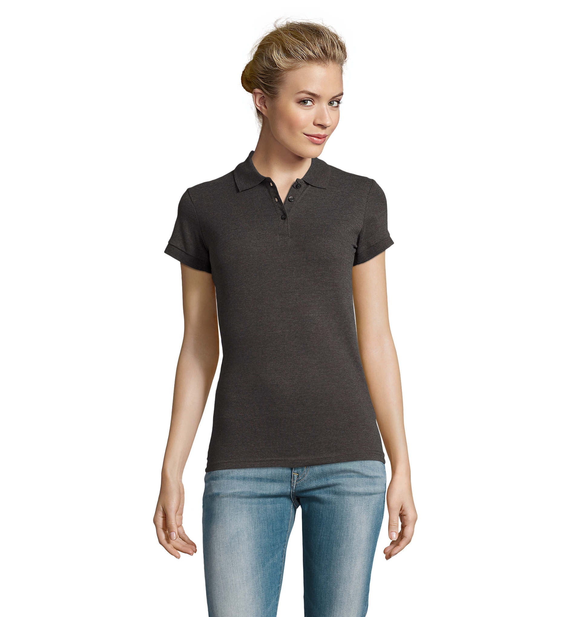 Polo Sols PERFECT WOMEN ANTRACITA MEZCLA 348 180g/m²