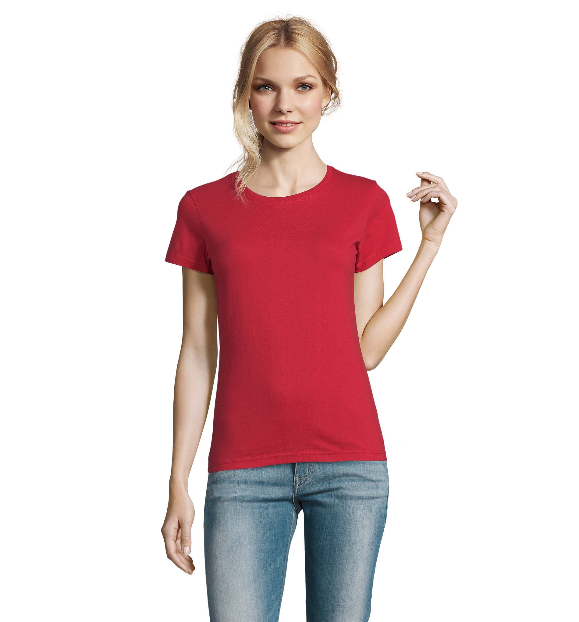 Camiseta Sols IMPERIAL SRA ROJO 145 190g/m²
