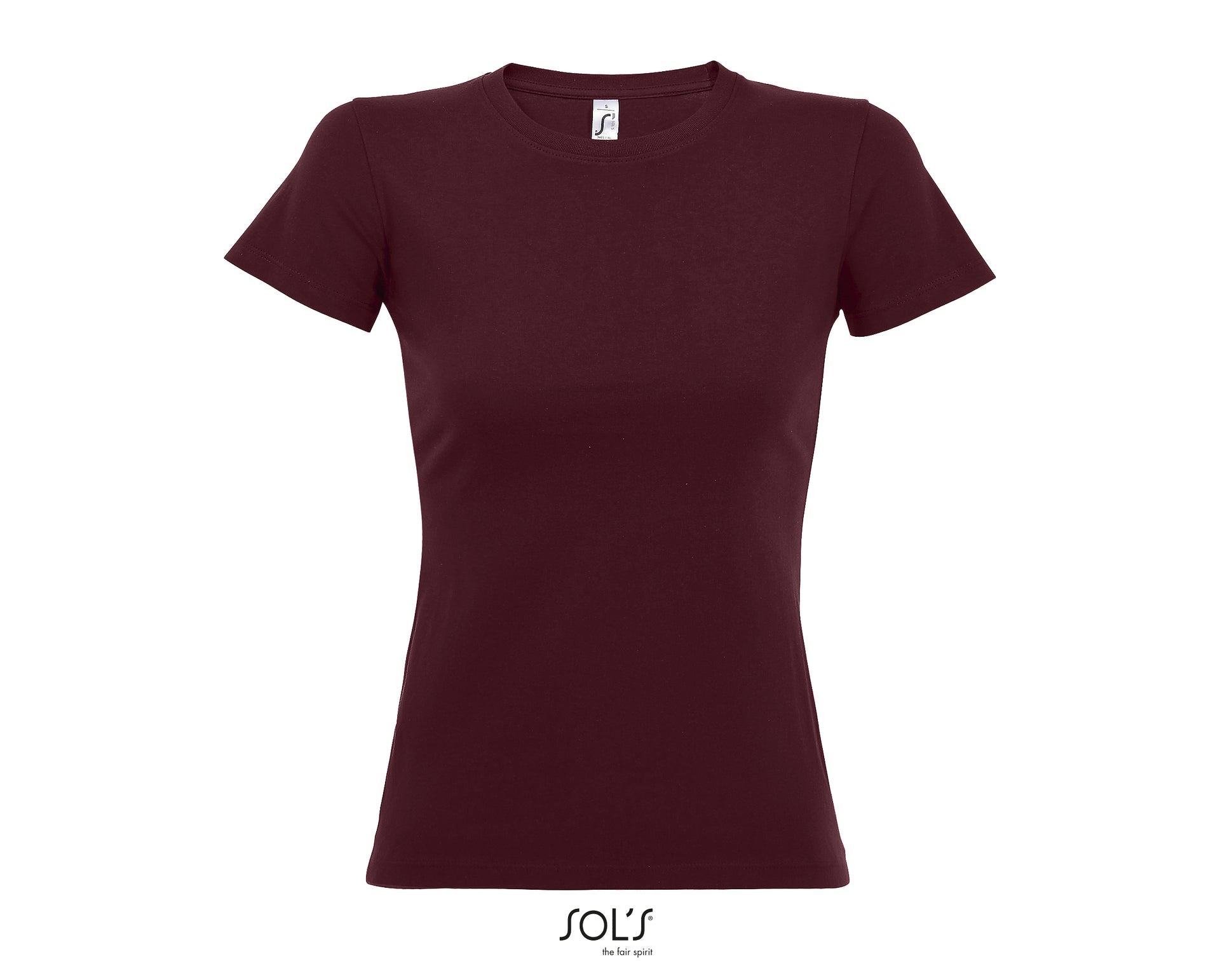 Camiseta Sols IMPERIAL SRA BURDEOS 146 190g/m²