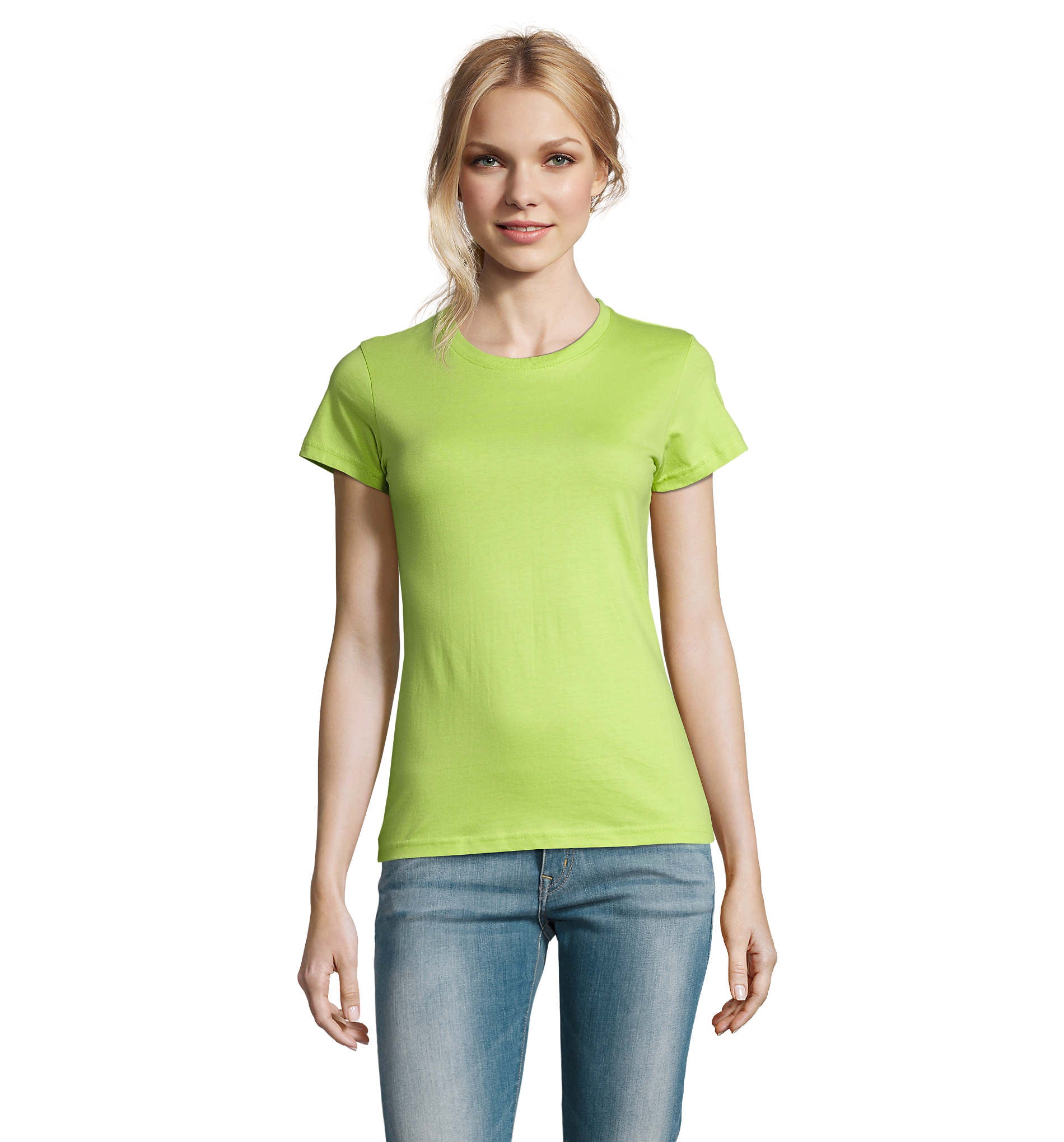 Camiseta Sols IMPERIAL SRA VERDE MANZANA 280 190g/m²