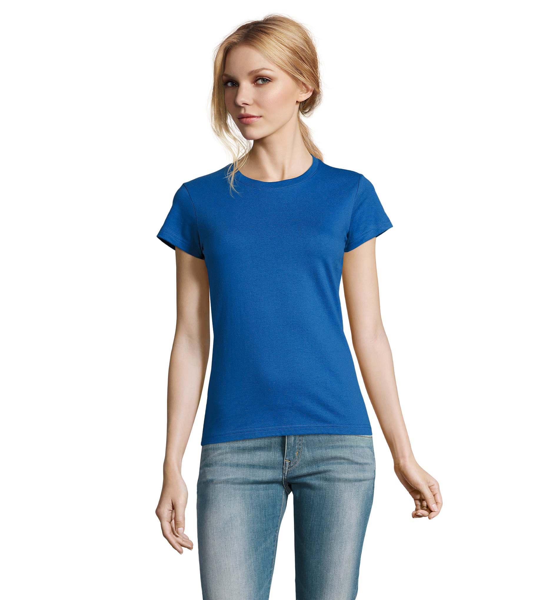 Camiseta Sols IMPERIAL SRA AZUL ROYAL 241 190g/m²
