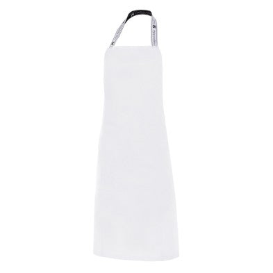 Delantal Monza 6419 BLANCO con peto unisex.