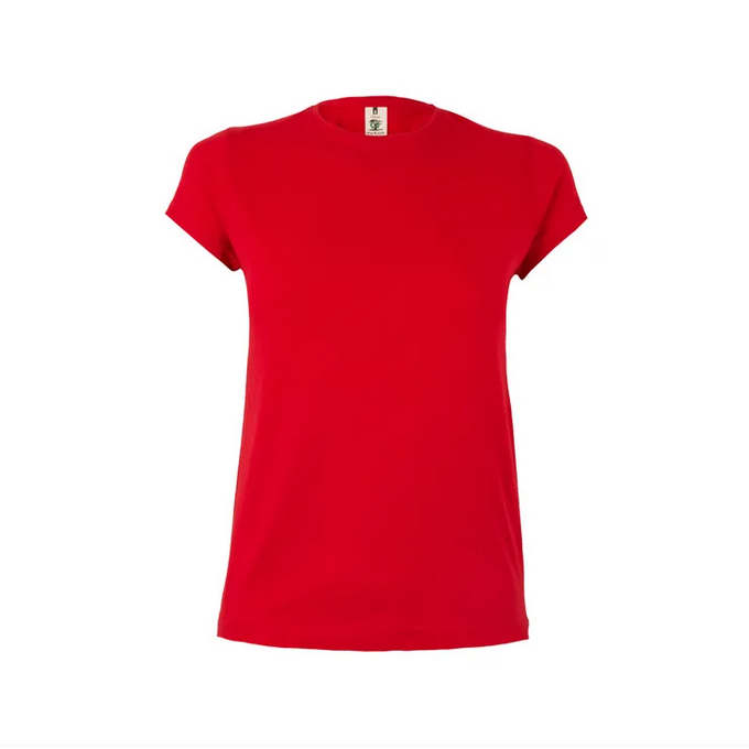 Camiseta VELILLA SRA. MK170CV ROJO 400. 100%Alg. 155G