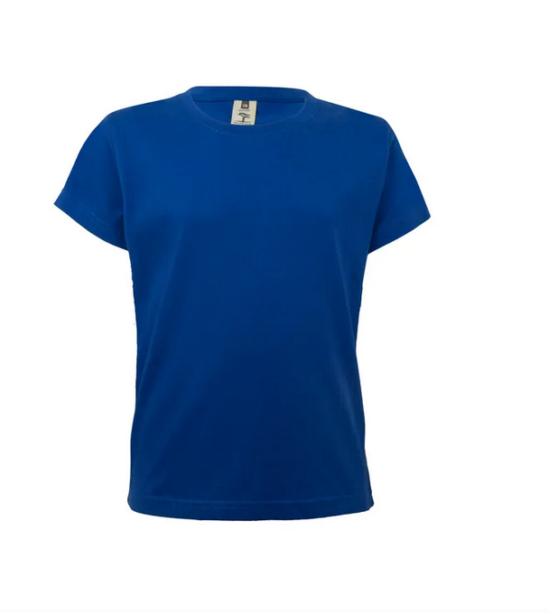 Camiseta VELILLA KIDS MK175CV AZUL ROYAL 502. 100%Alg. 155G