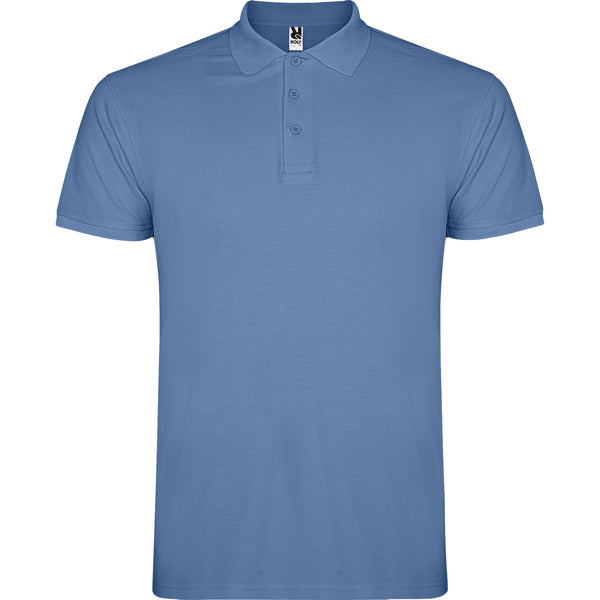 Polo ROLY STAR Azul riviera 261. 100%Alg. 200G.