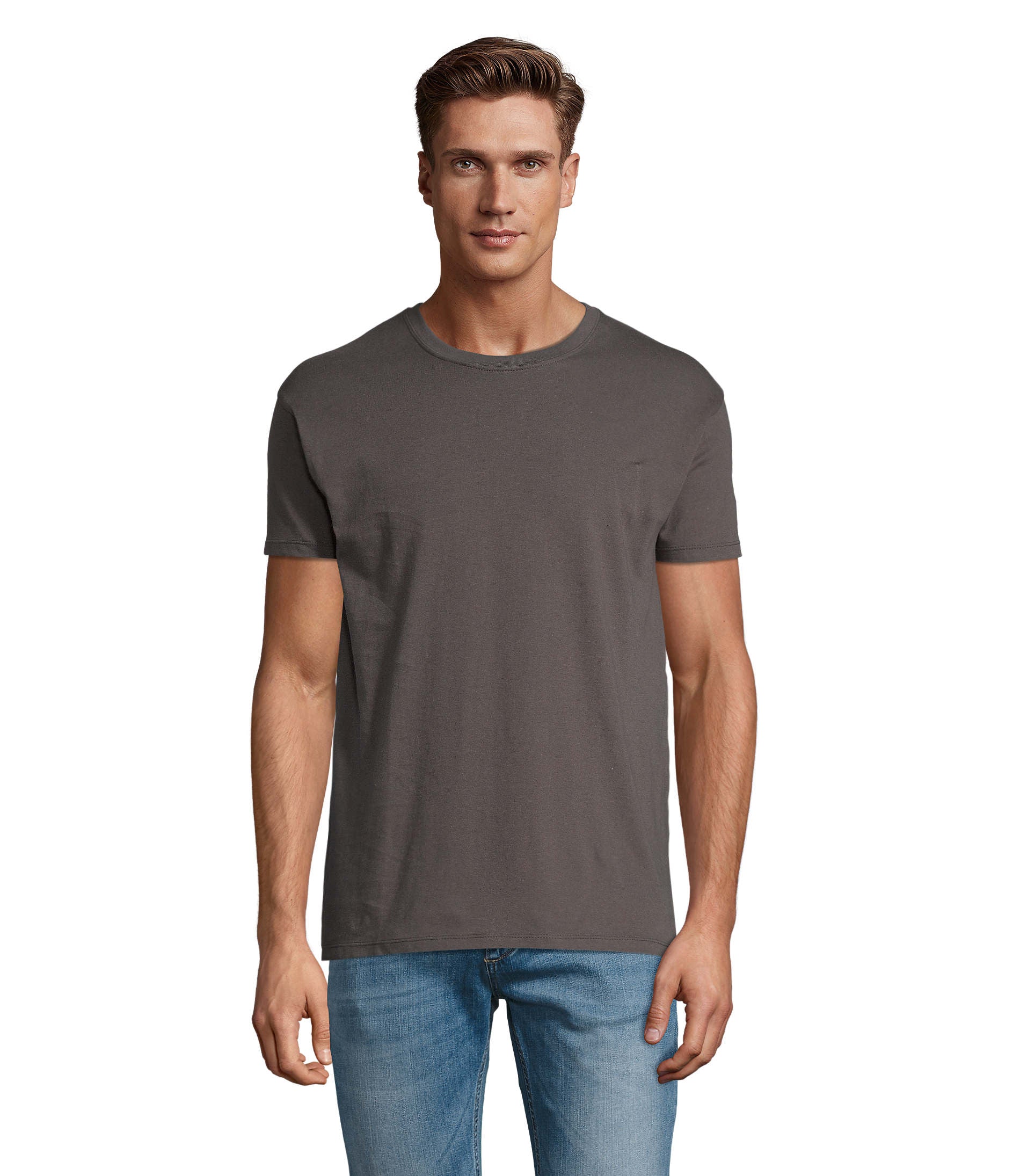 Camiseta Sols REGENT CRO GRIS OSCURO 384 150g/m²