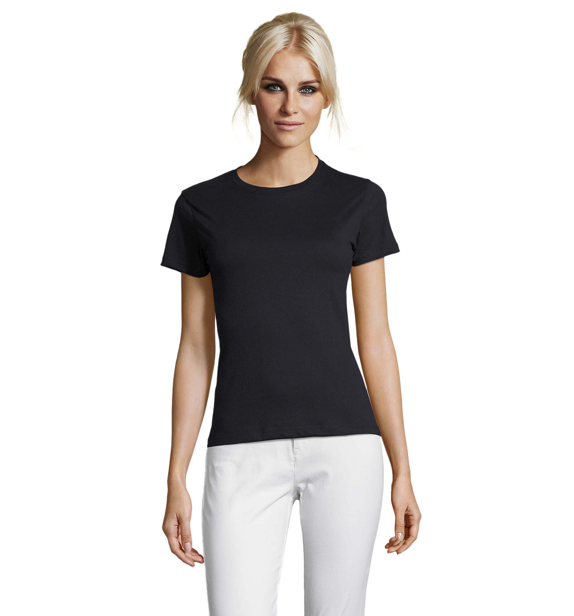 Camiseta Sols REGENT SRA AZUL MARINO 318 150g/m²