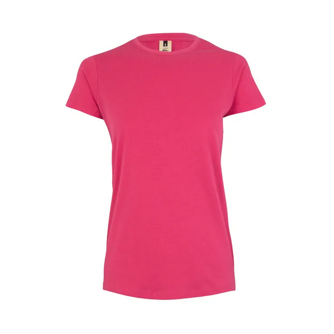 Camiseta VELILLA SRA. MK170CV ROSA FUCSIA 406. 100%Alg. 155G