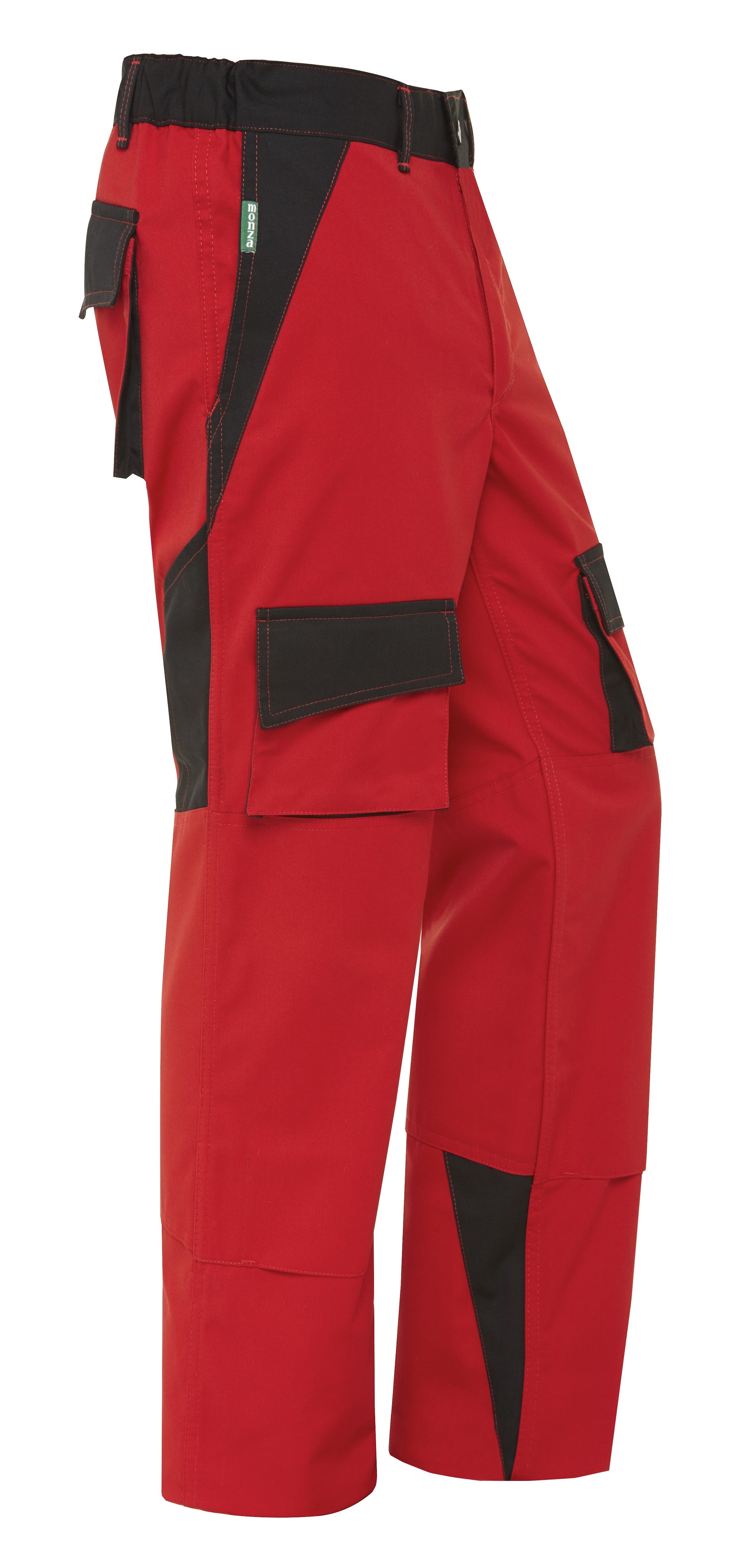 Pantalón MONZA 00858 ROJO/NEGRO 460 Bicolor Comfort Fit 245G.