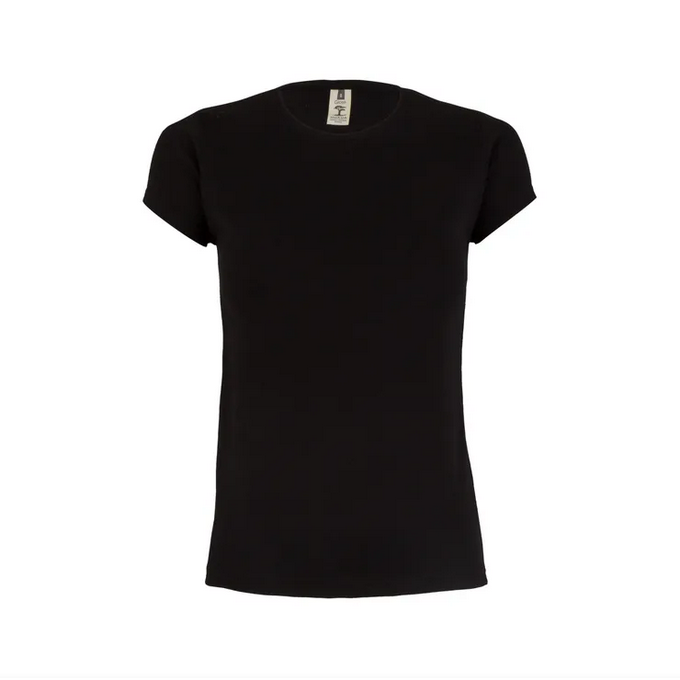 Camiseta VELILLA SRA. MK170CV NEGRO 200. 100%Alg. 155G
