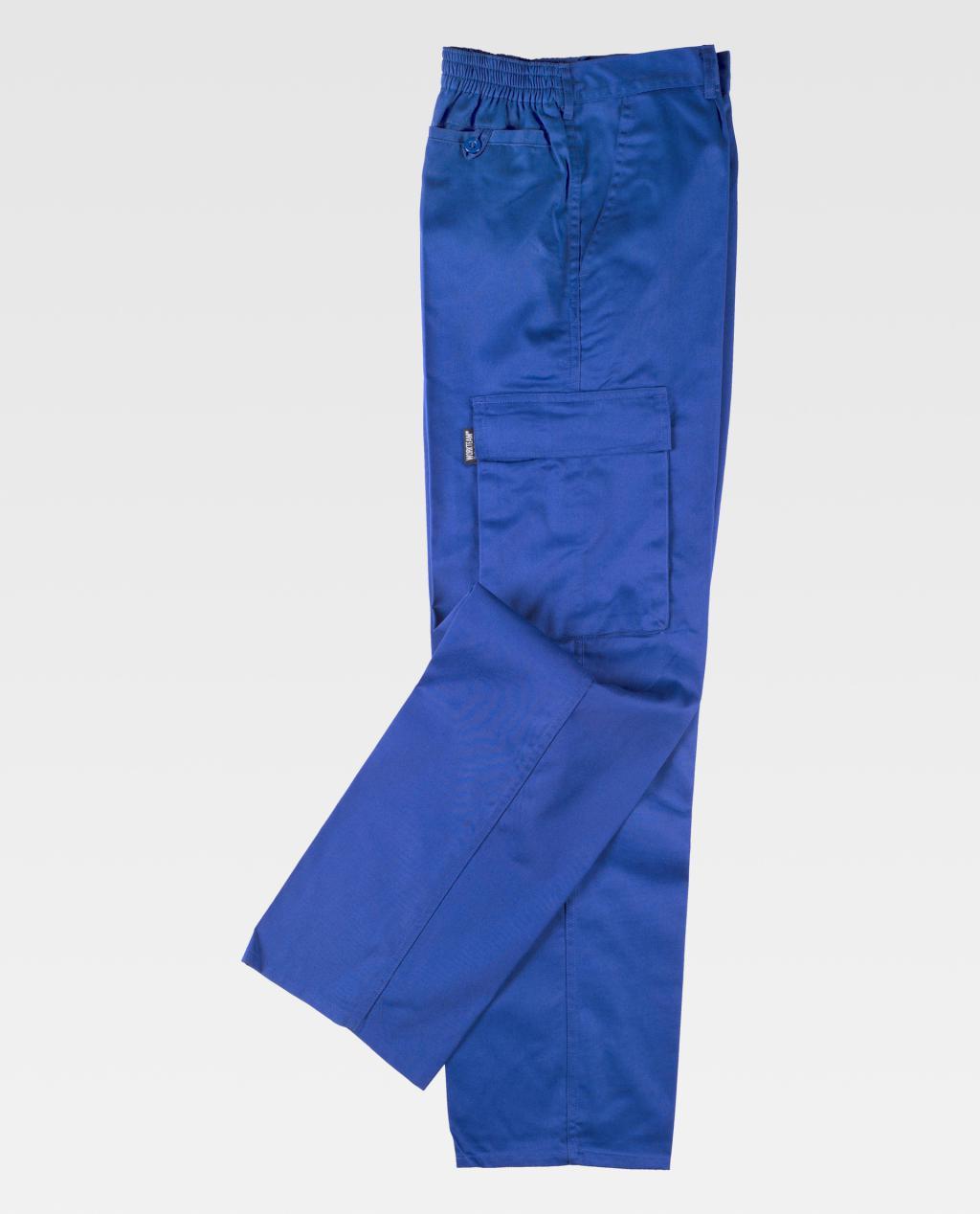 Pantalón WORKteam B1403 AZULINA (65%Poli-35%Alg) 200G.