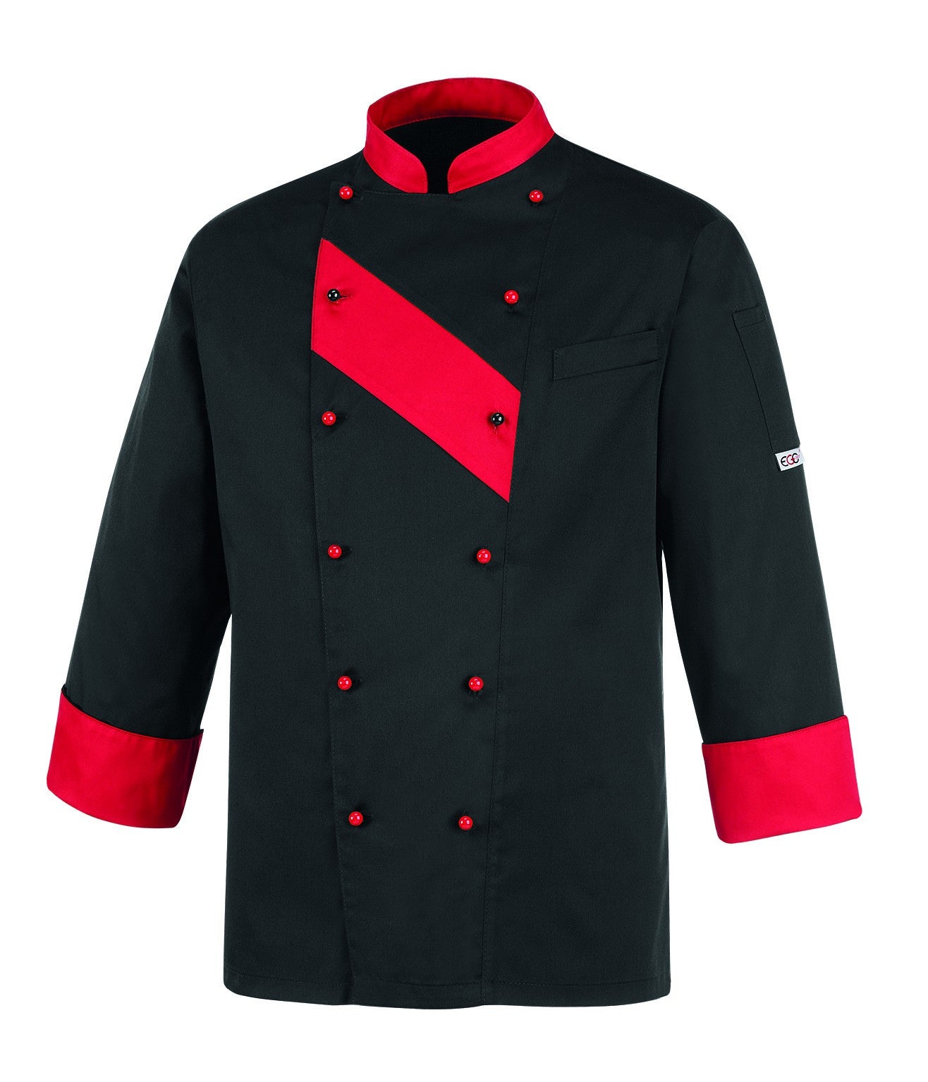 Chaquetilla Egochef 2051007C PATCH RED Unisex