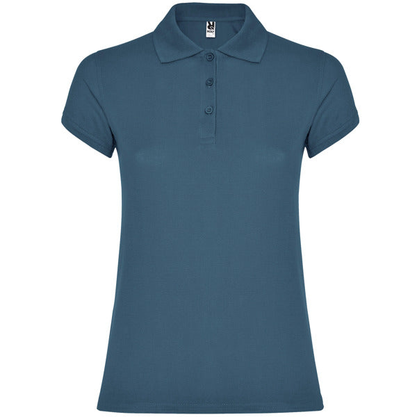 Polo ROLY STAR WOMAN Azul tormenta 170. 100%Alg. 200G.