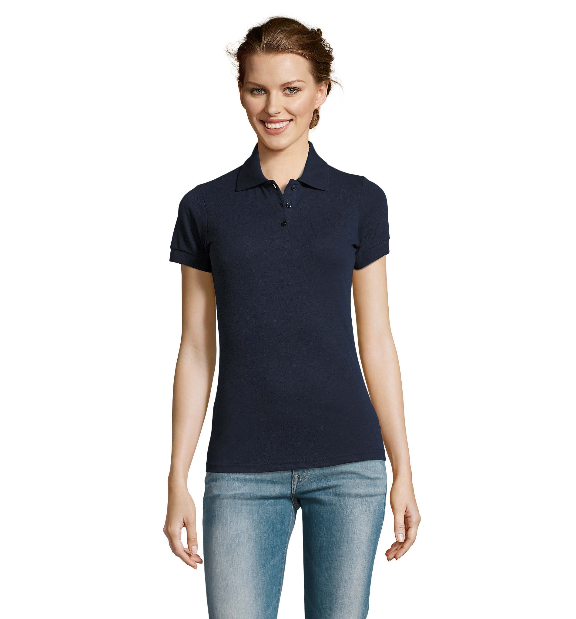 Polo Sols PRIME SRA AZUL MARINO 318 200g/m²