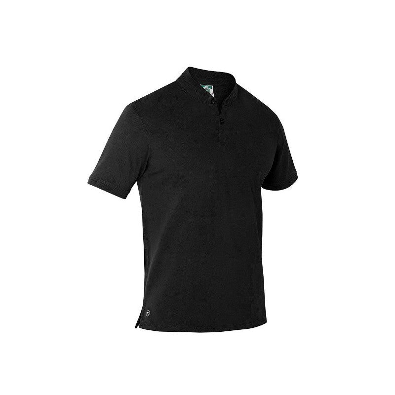 Polo Monza 3013 NEGRO 01 C/Mao 100%Algodón 200G.