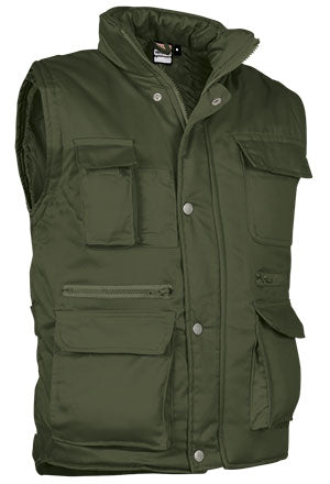 Chaleco Valento Reporter VERDE MILITAR