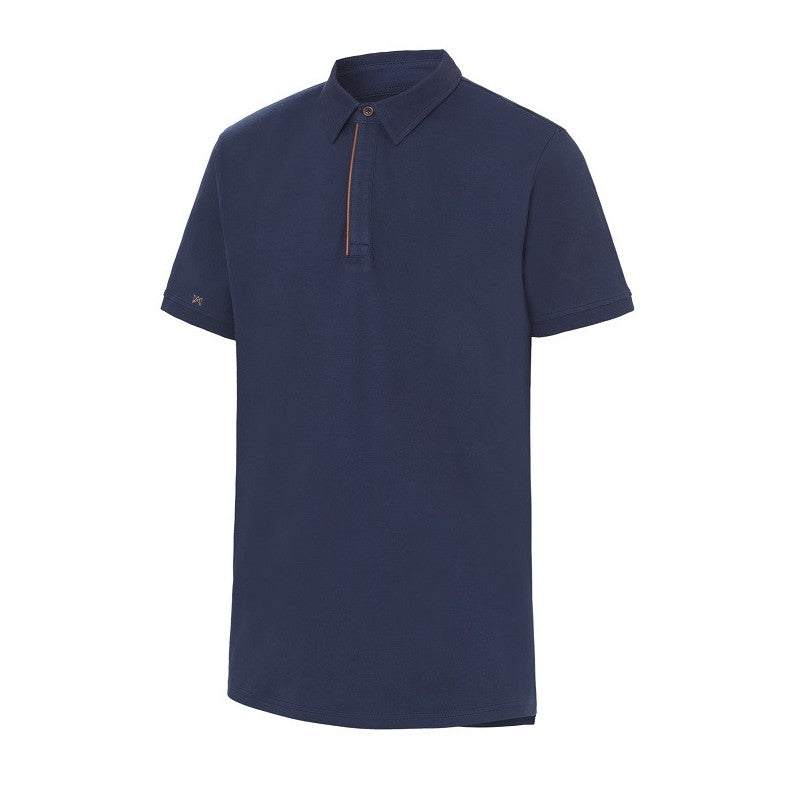 Polo Monza 3034 MARINO Solapa combi. Botón oculto 240G.