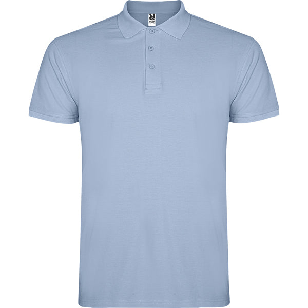 Polo ROLY STAR Azul zen 263. 100%Alg. 200G.