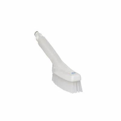 Cepillo Vikan 70575 BLANCO Limpiabotas 330MM Duro con paso de agua.