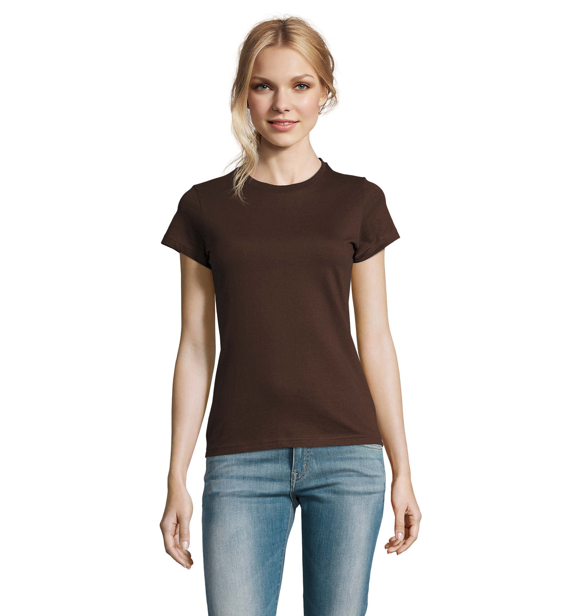Camiseta Sols IMPERIAL SRA CHOCOLATE 398 190g/m²
