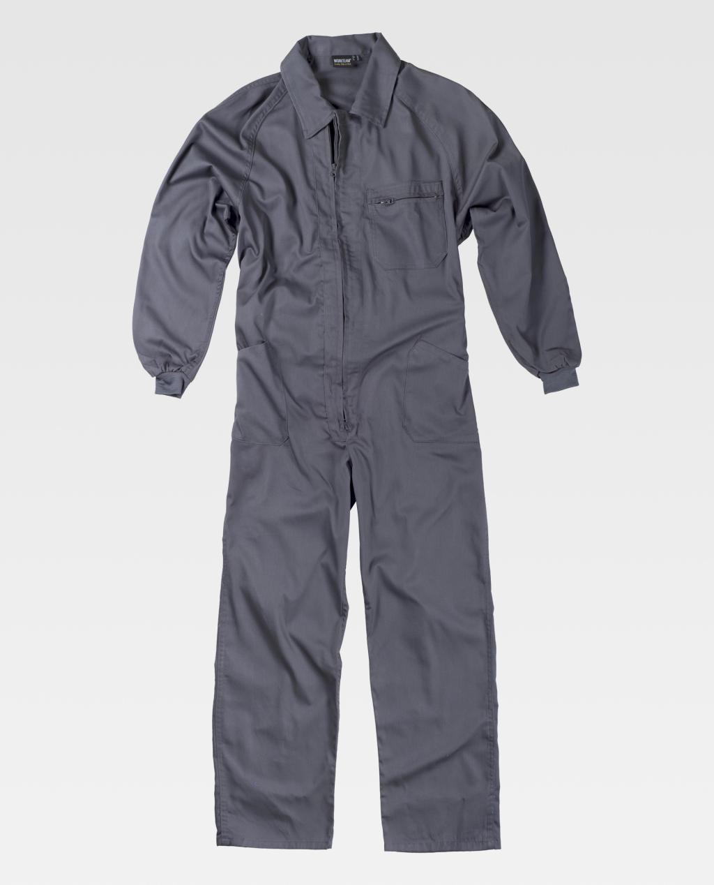 Buzo WORKTEAM B2000 GRIS (65%Poli-35%Alg) 200G.