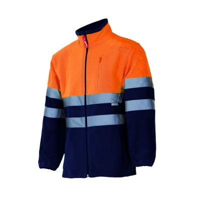 Chaqueta Polar AV Velilla 183 MARINO / NARANJA FLÚOR
