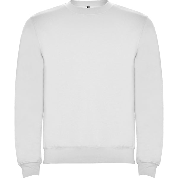 Sudadera ROLY CLÁSICA Blanco 01. 280G.