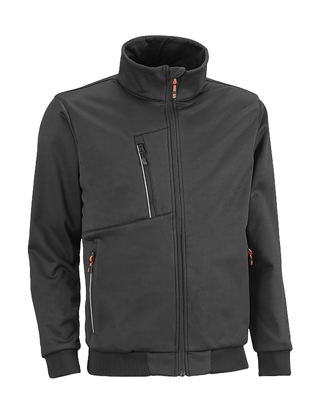Sudadera Juba ACTIVE NEGRO cremallera. TP70K
