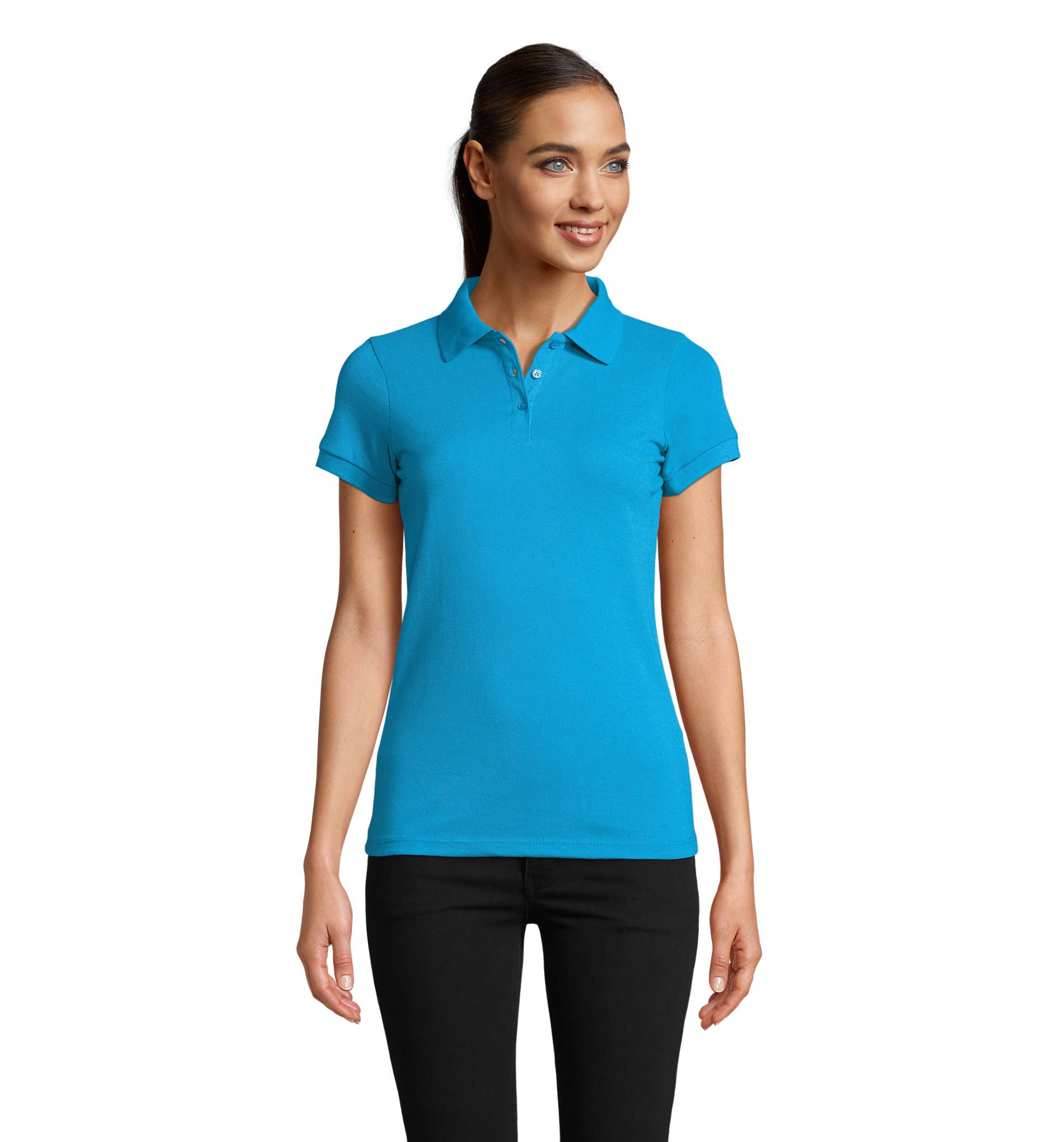 Polo ROLY STAR WOMAN Royal 05. 100%Alg. 200G.