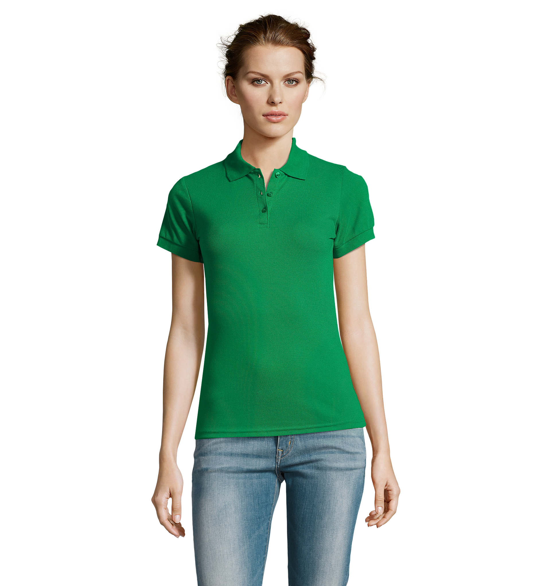 Polo ROLY STAR WOMAN Naranja 31. 100%Alg. 200G.