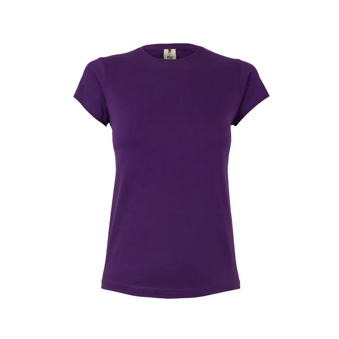 Camiseta VELILLA SRA. MK170CV MORADO 511. 100%Alg. 155G