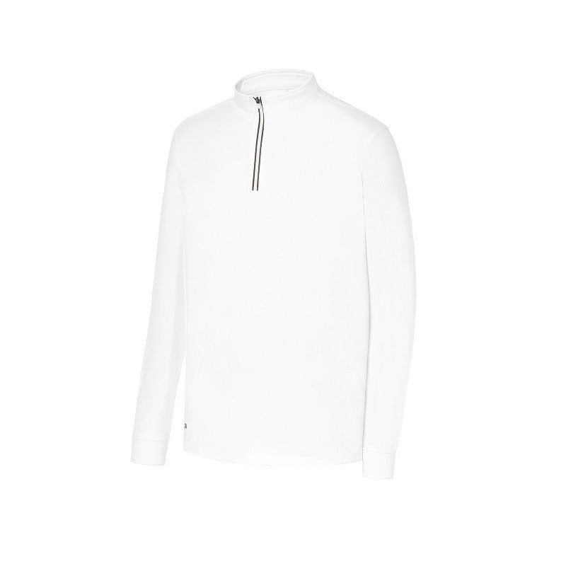 Polo Monza 3035 BLANCO M/L Cuello Mao ½ Cremallera 240G.