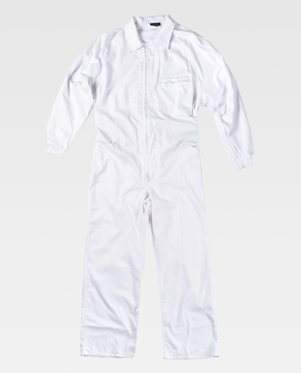 Buzo WORKTEAM B2000 BLANCO (65%Poli-35%Alg) 200G.