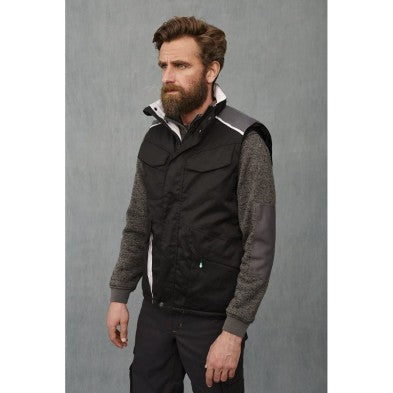 Chaleco Monza 4810 Negro 01. Bicolor comfort Fit.