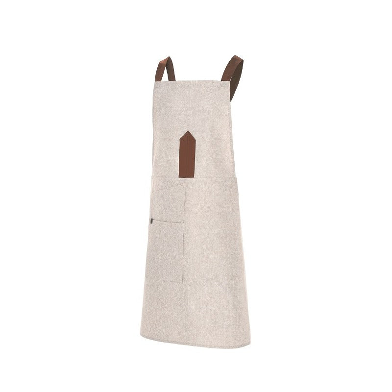 Delantal Monza 6431 Unisex SACO con peto tirantes cruzados.