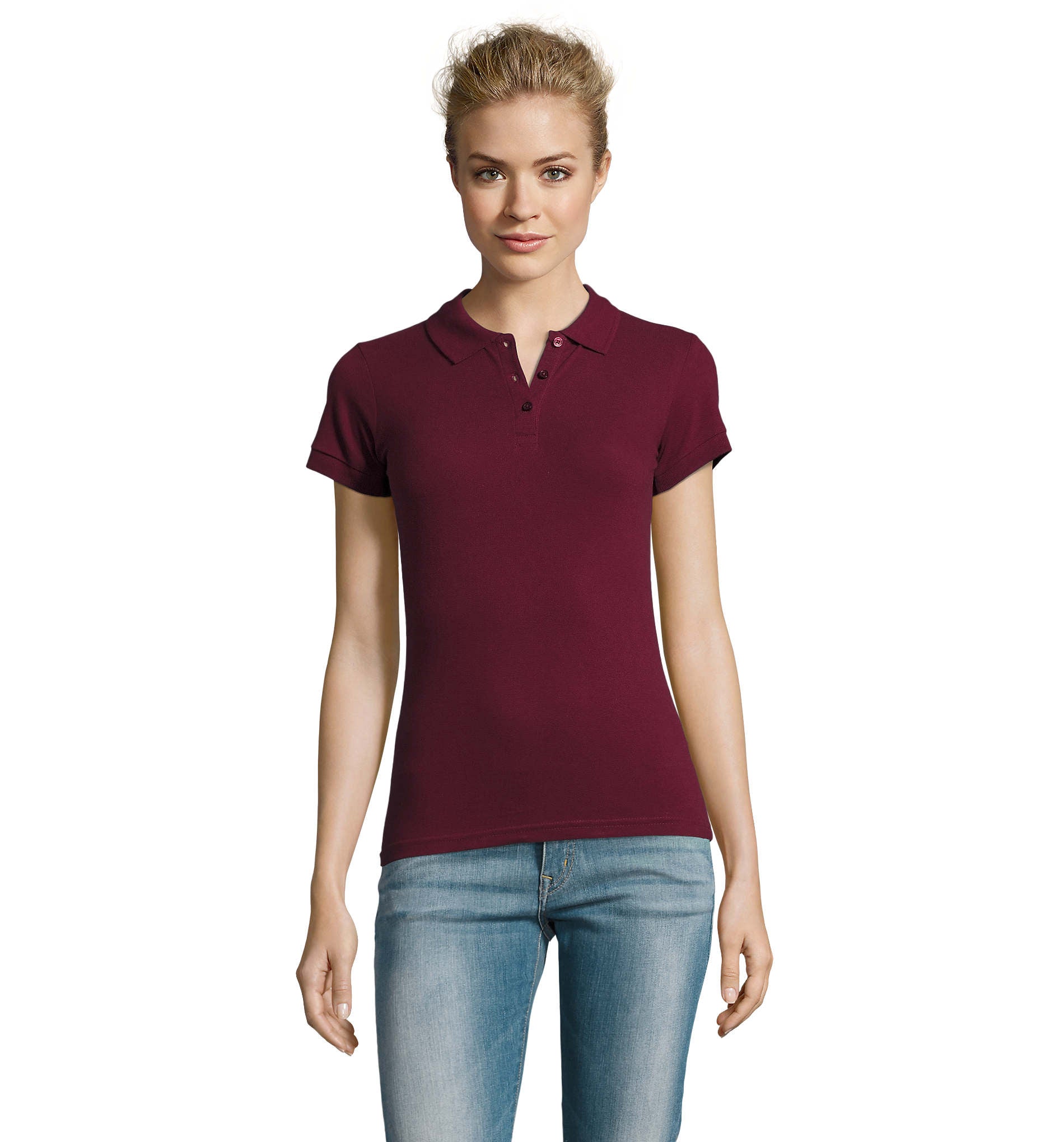 Polo Sols PERFECT WOMEN BURDEOS 146 180g/m²
