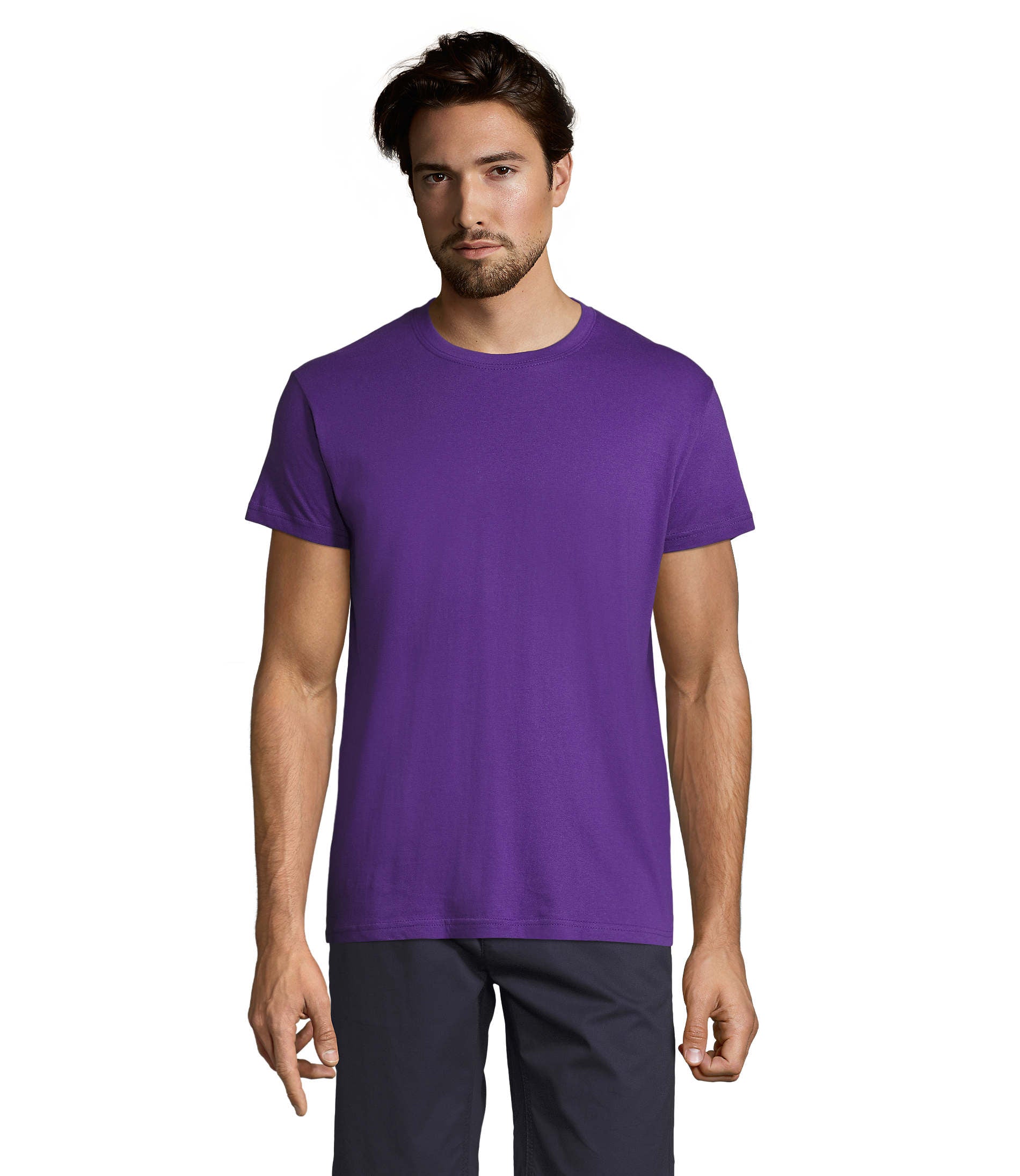 Camiseta Sols REGENT CRO MORADO OSCURO 712 150g/m²