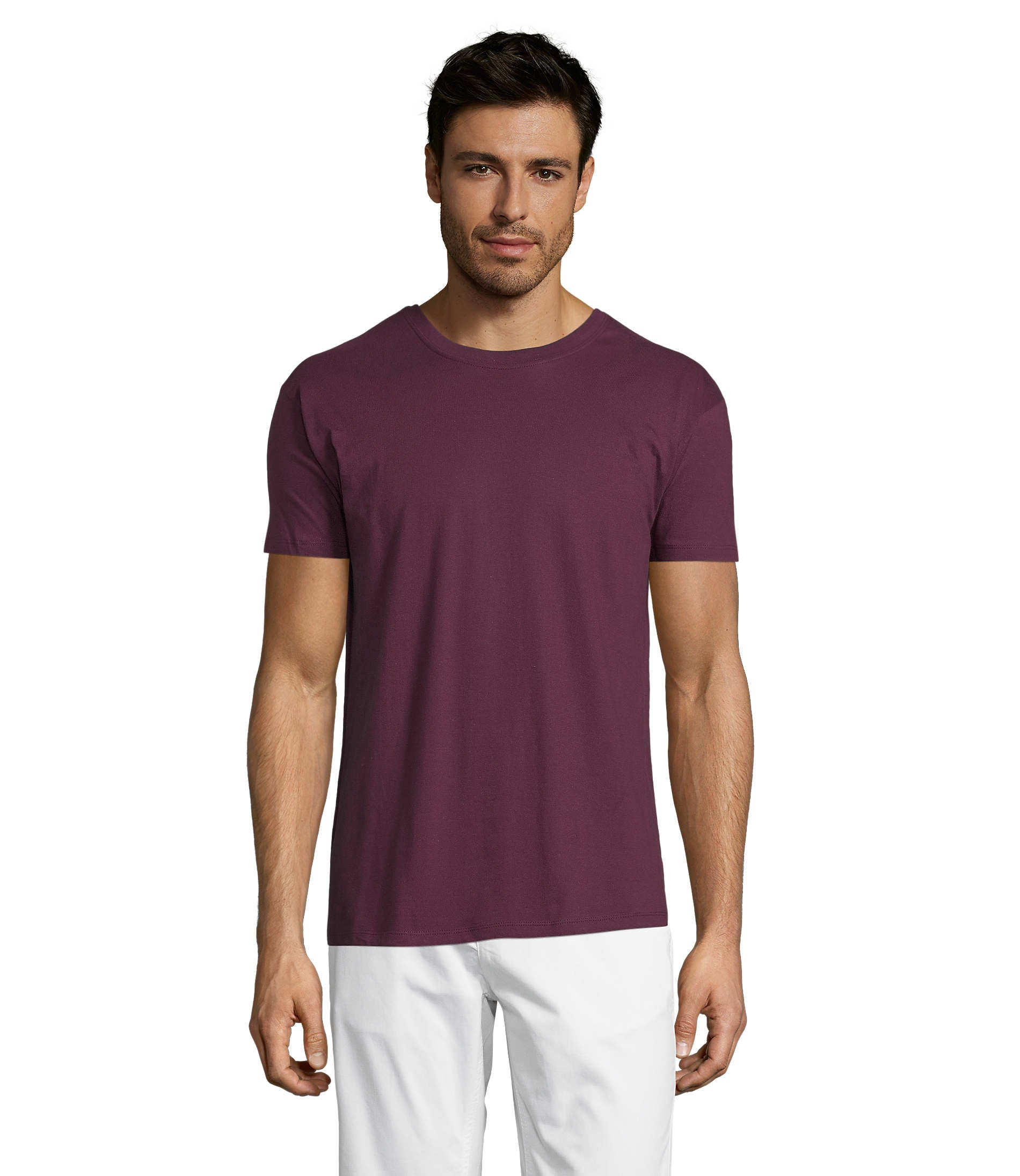 Camiseta Sols REGENT CRO BURDEOS 146 150g/m²