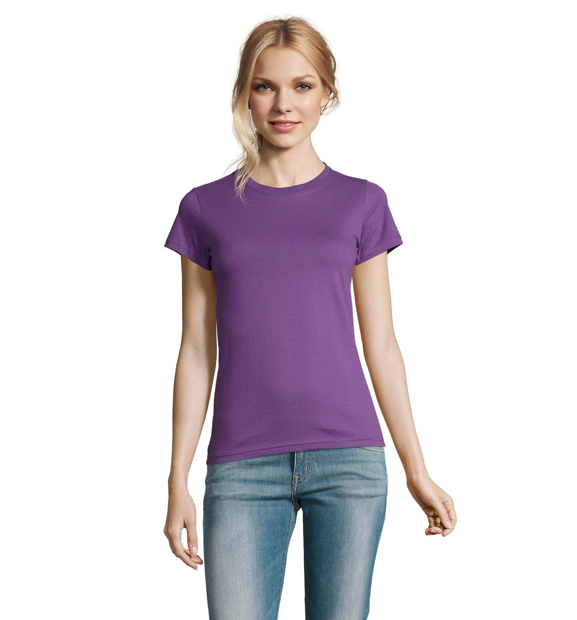 Camiseta Sols IMPERIAL SRA MORADO CLARO 710 190g/m²