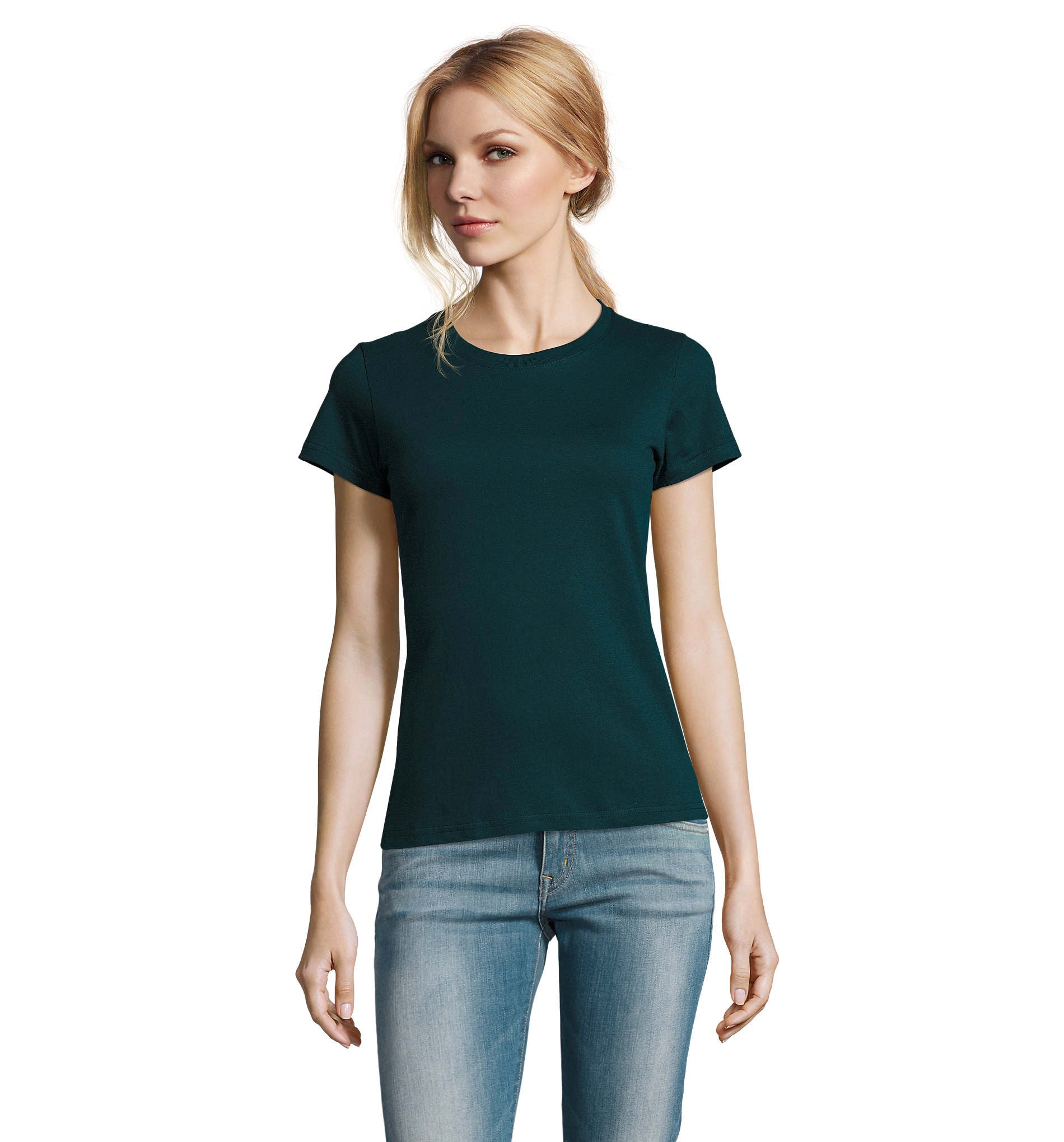 Camiseta Sols IMPERIAL SRA AZUL PETRÓLEO 249 190g/m²