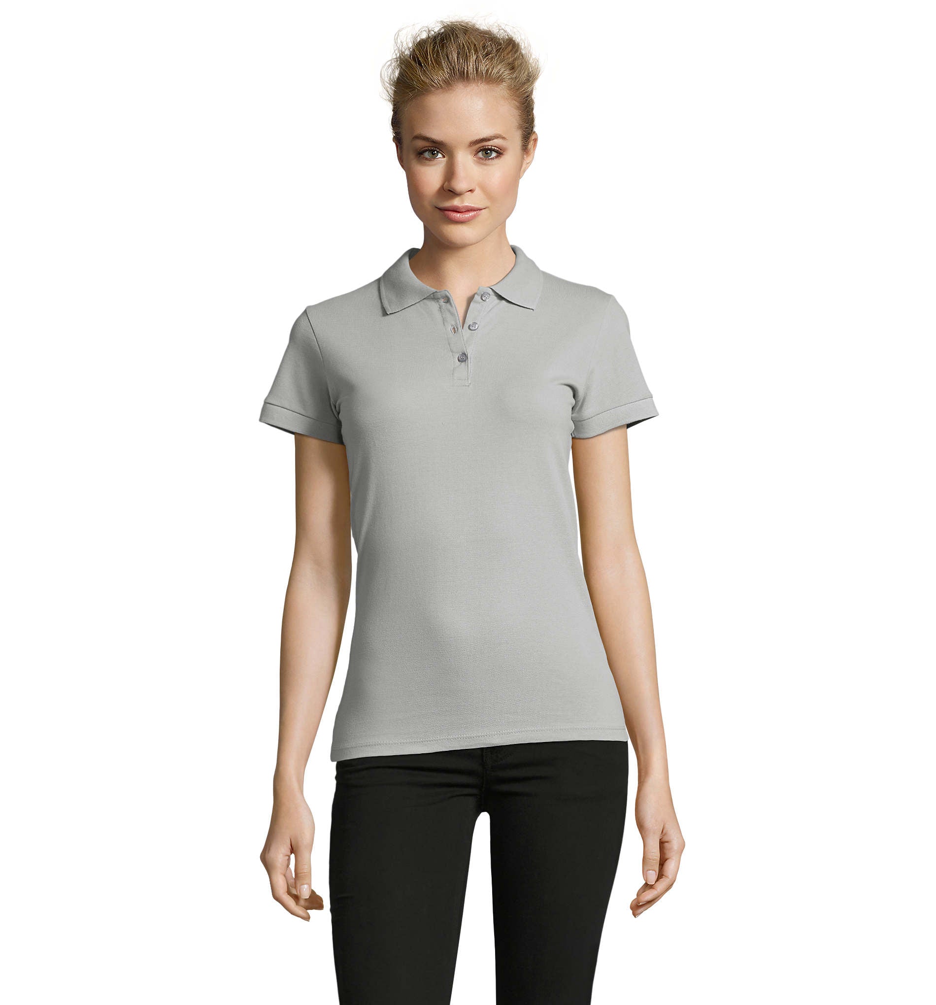 Polo Sols PERFECT WOMEN GRIS PURO 342 180g/m²