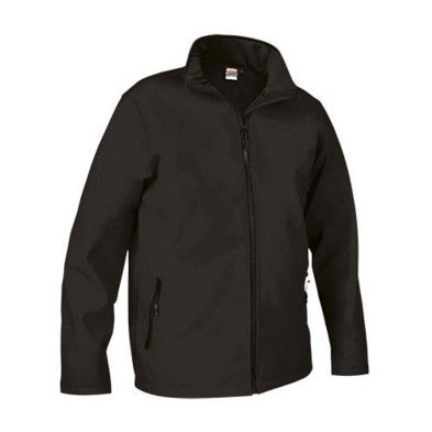 Cazadora Valento HORIZON NEGRO Softshell.