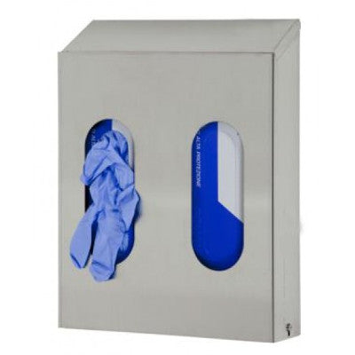 Dispensador Maya AP562A2 Guantes Inox. 2 Cavidades.