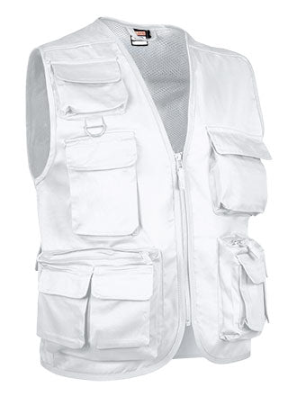 Chaleco Valento Safari BLANCO