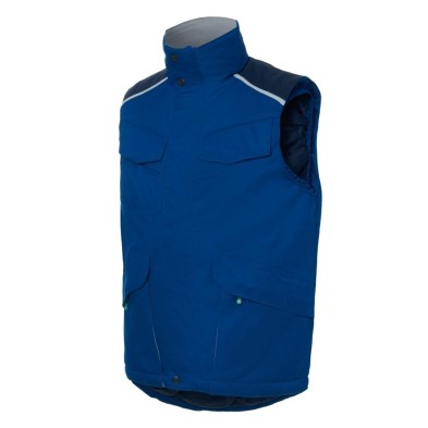 Chaleco Monza 4810 Azulina 11. Bicolor comfort Fit.