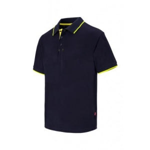 Polo Velilla 105505 Bicolor AZUL NAVY/AMARILLO FLÚOR