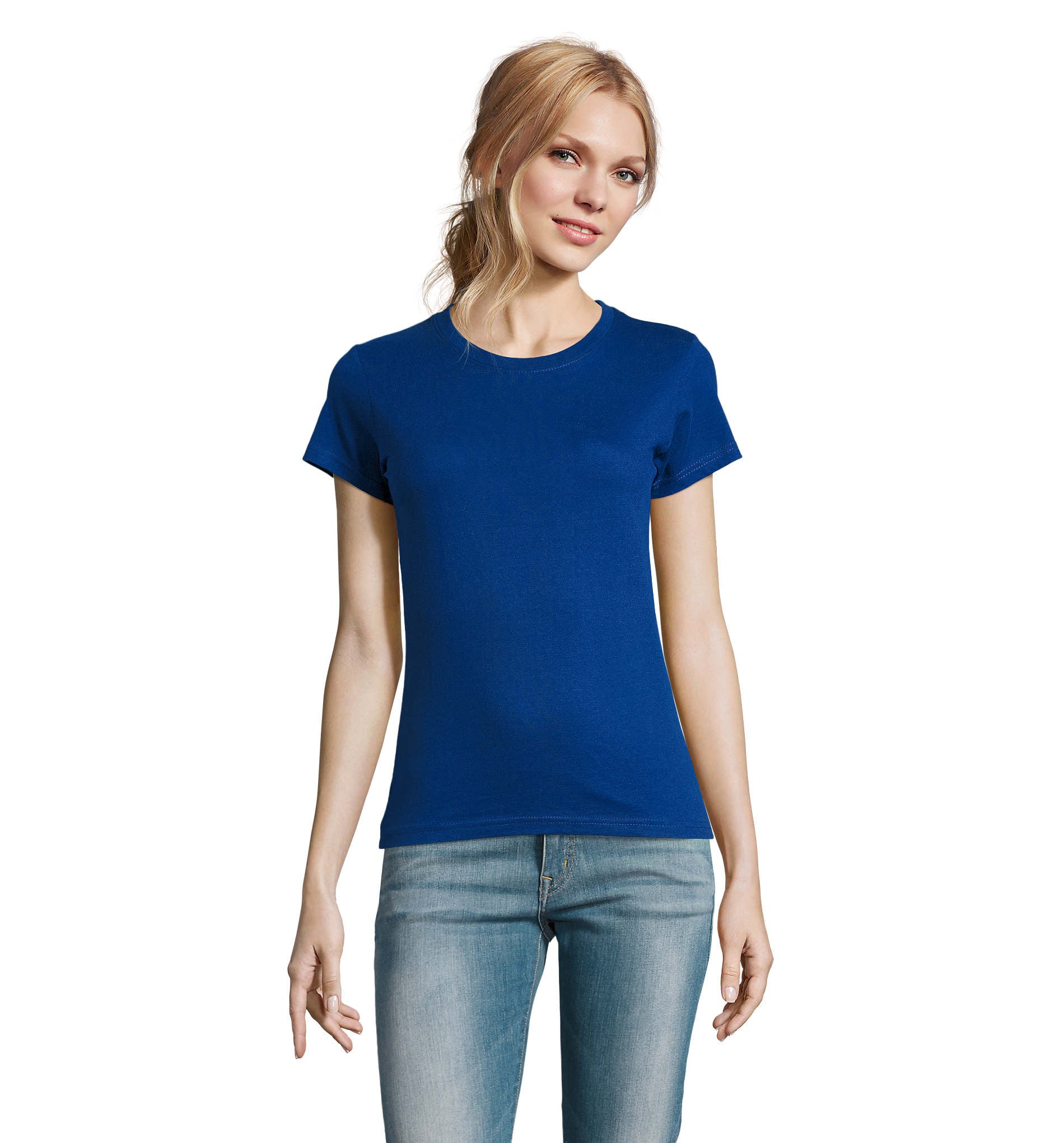 Camiseta Sols IMPERIAL SRA AZUL 205 190g/m²