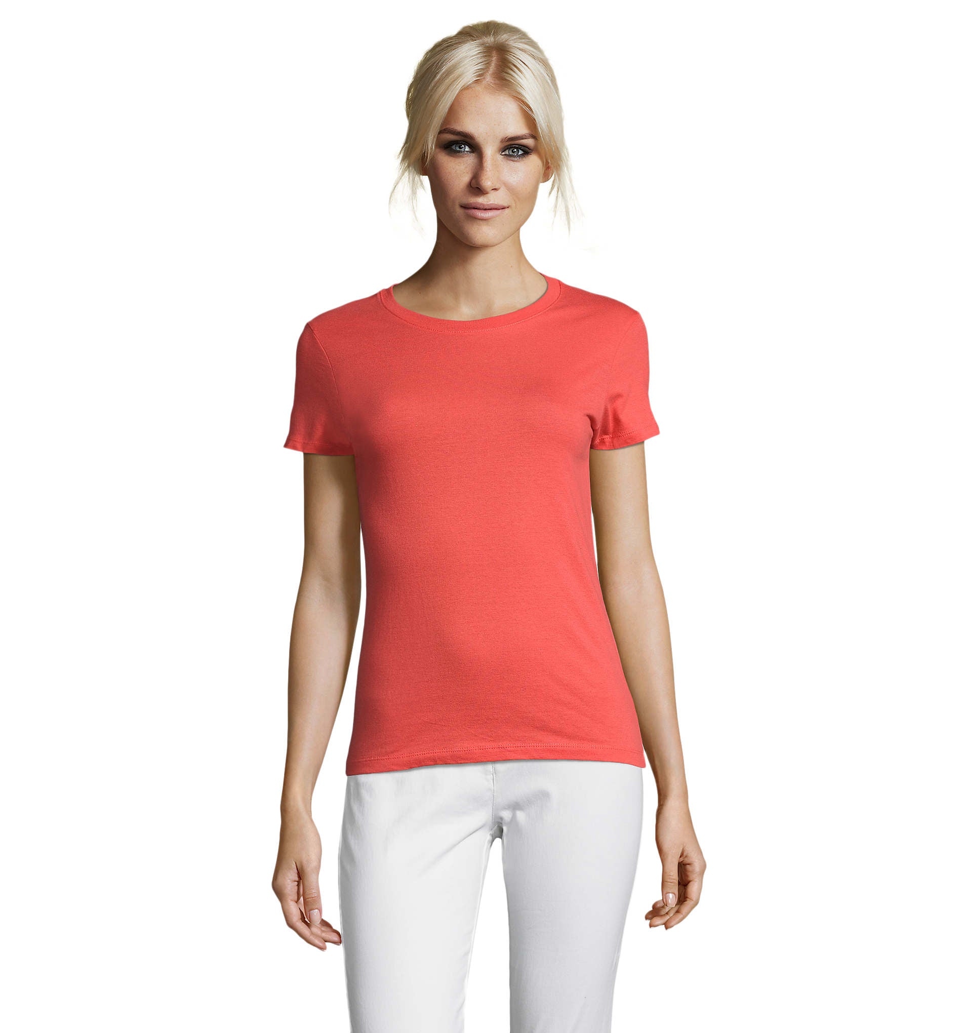 Camiseta Sols REGENT SRA CORAL 158 150g/m²
