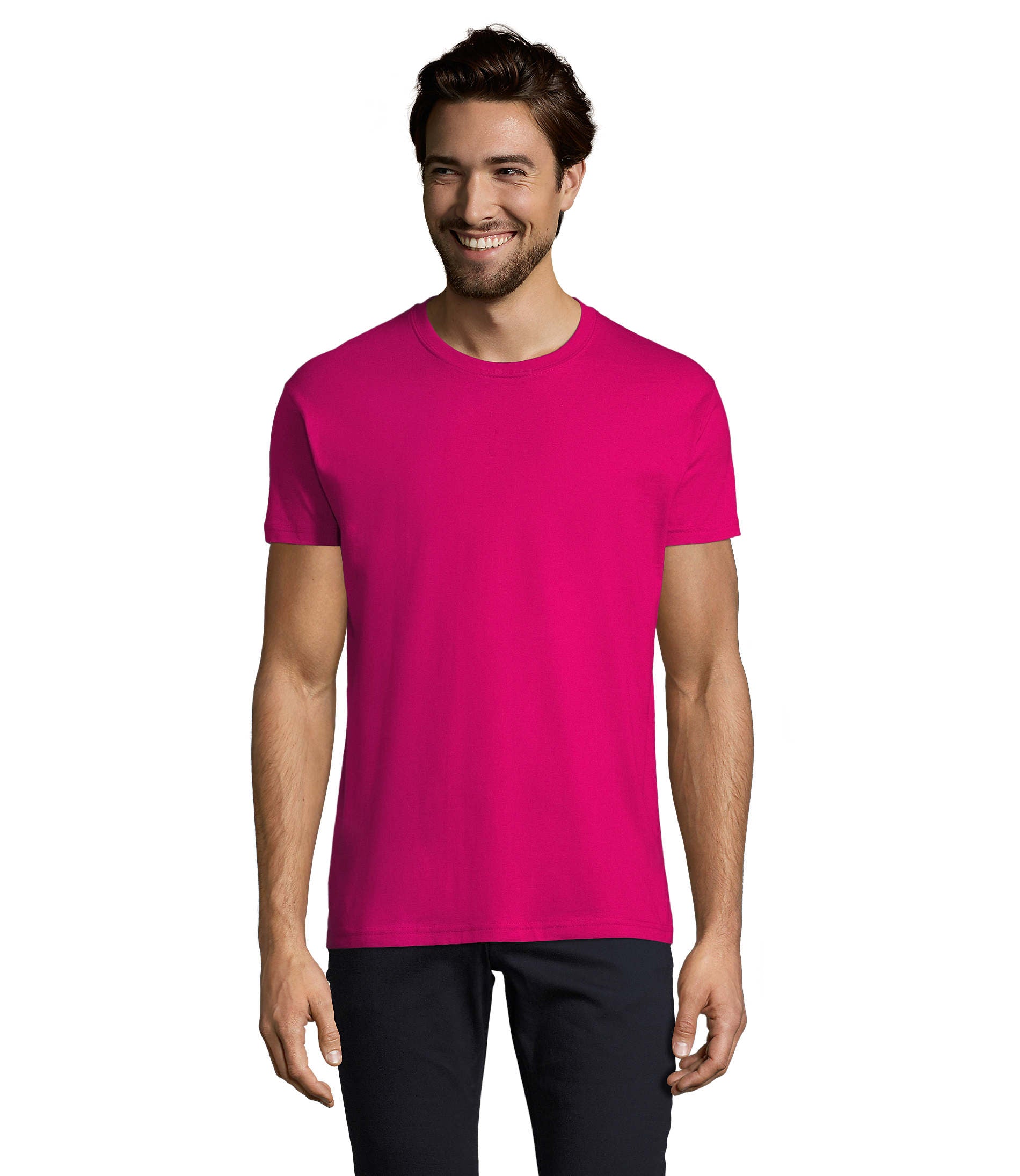 Camiseta Sols IMPERIAL CRO FUCSIA 140 190g/m²
