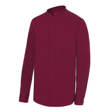 Camisa Monza 2139 GRANATE 29 Caballero M/L Cuello Mao 115G.
